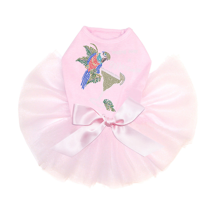 Wasting Away in Barkaritaville Parrot - Custom Tutu