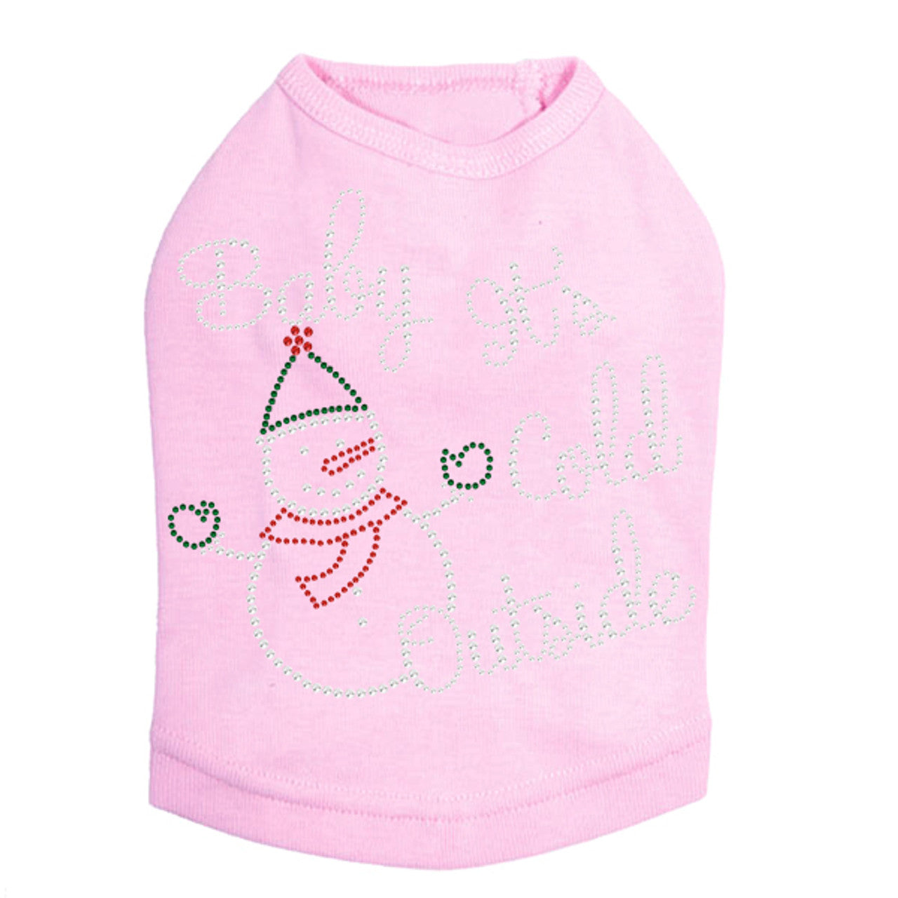 Baby Its Cold Outside Snowman - Dog Tank