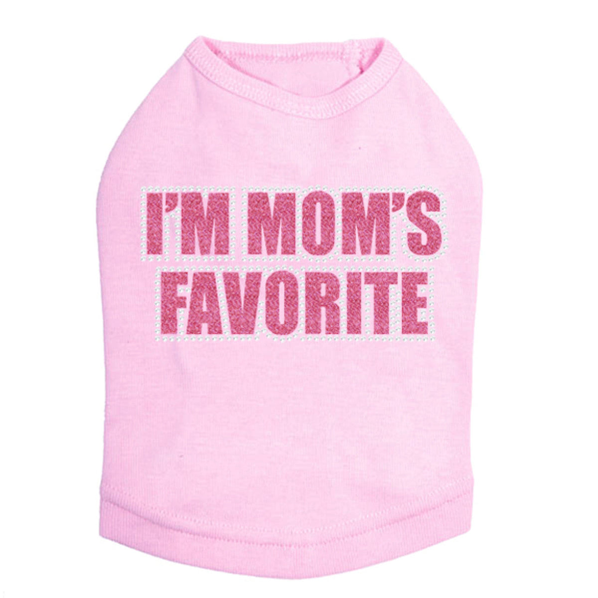 Im Moms Favorite (Pink) - Dog Tank