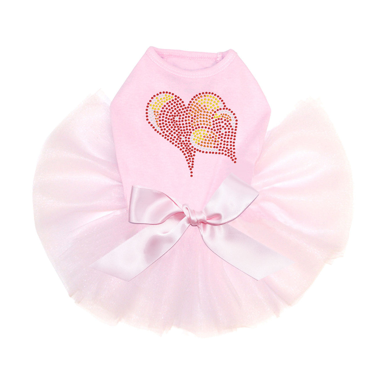 Red, Orange & Yellow Hearts - Custom Tutu