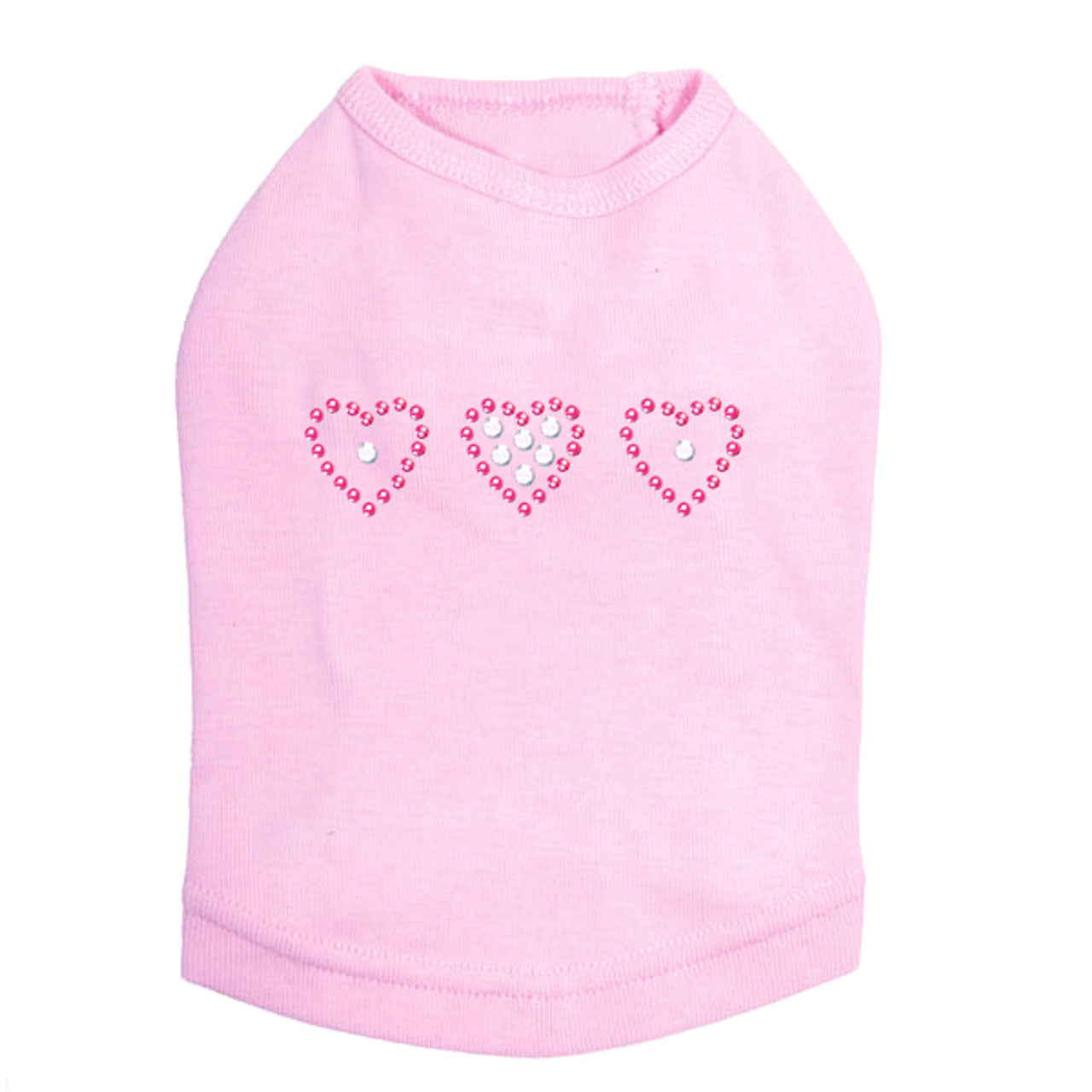 Three Little Hearts - Dog Tank