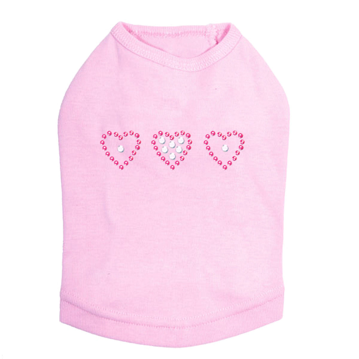 Three Little Hearts - Dog Tank
