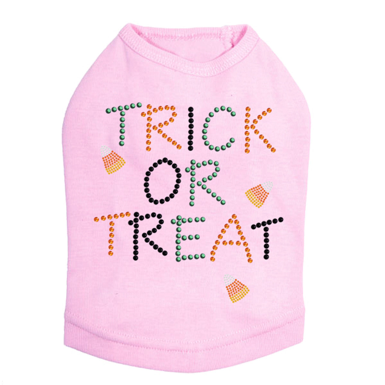 Trick or Treat with Candy Corn - Dog Tank