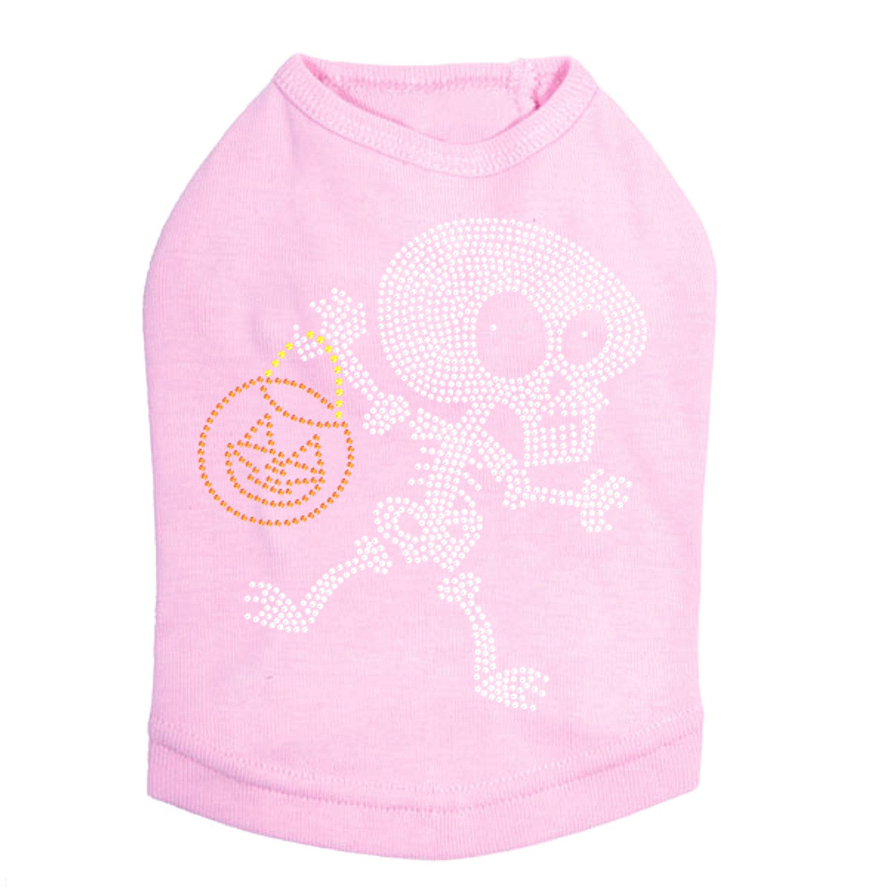 Trick or Treat Skeleton - Dog Tank