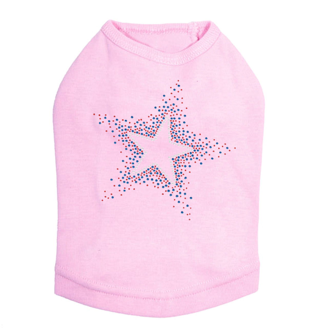 Star (Red & Blue) - Dog Tank