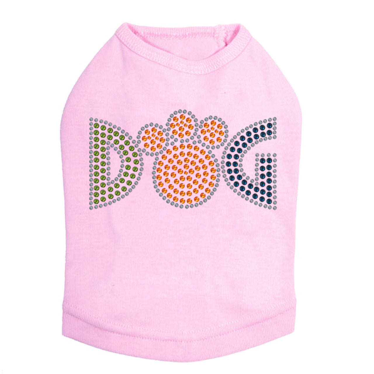 Dog (Rhinestones) - Dog Tank
