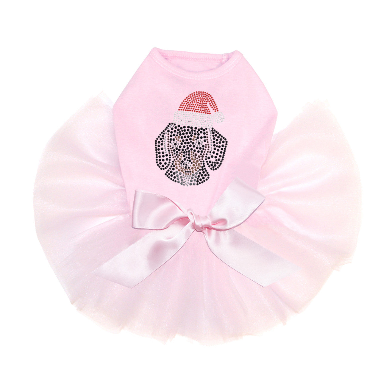 Dachshund Face with Santa Hat - Custom Tutu