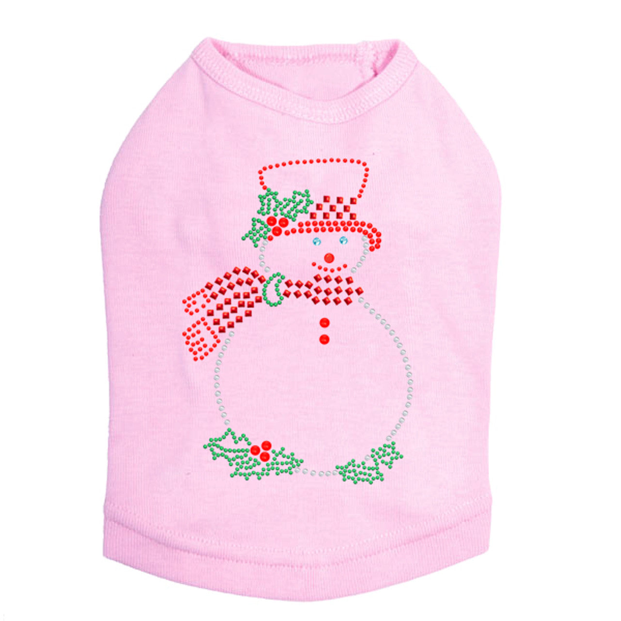 Snowman Outline - Dog Tank