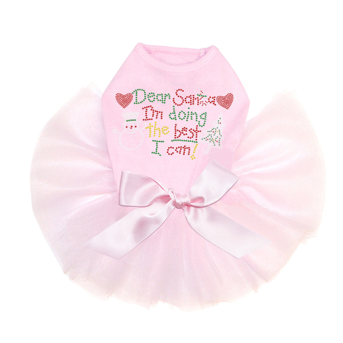 Dear Santa Im Doing the Best I Can - Custom Tutu