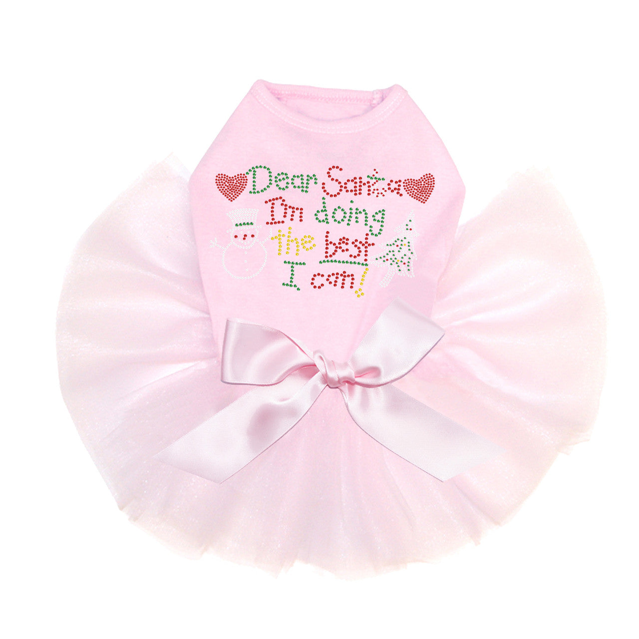 Dear Santa Im Doing the Best I Can - Custom Tutu
