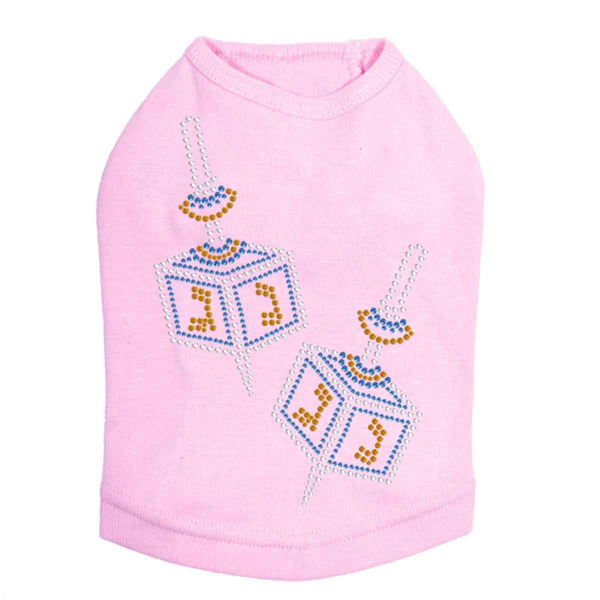Dreidel - Large (Blue, Silver, & Gold) - Dog Tank