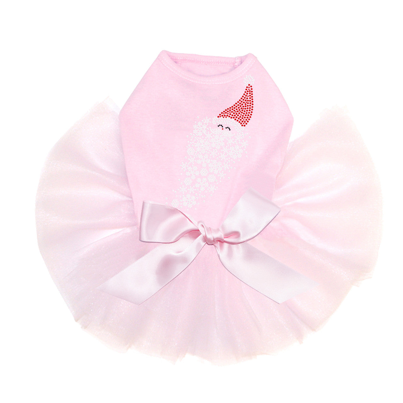 Santa Face with Snowflake Beard - Custom Tutu