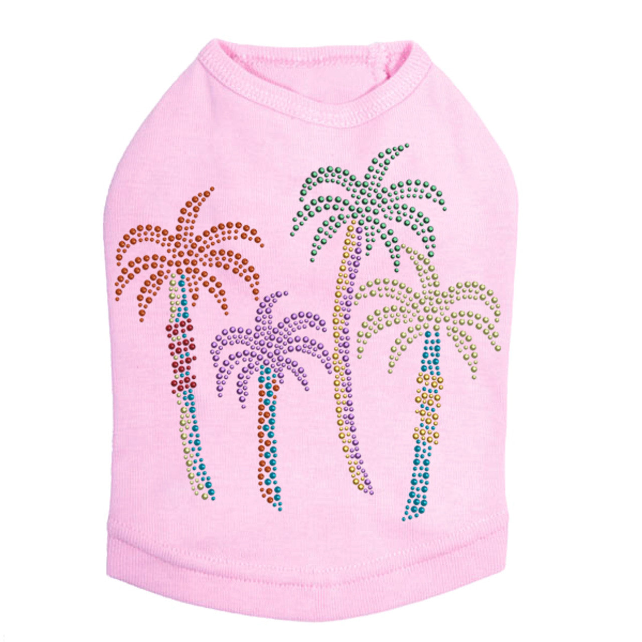 Palm Trees - Multicolor - Dog Tank