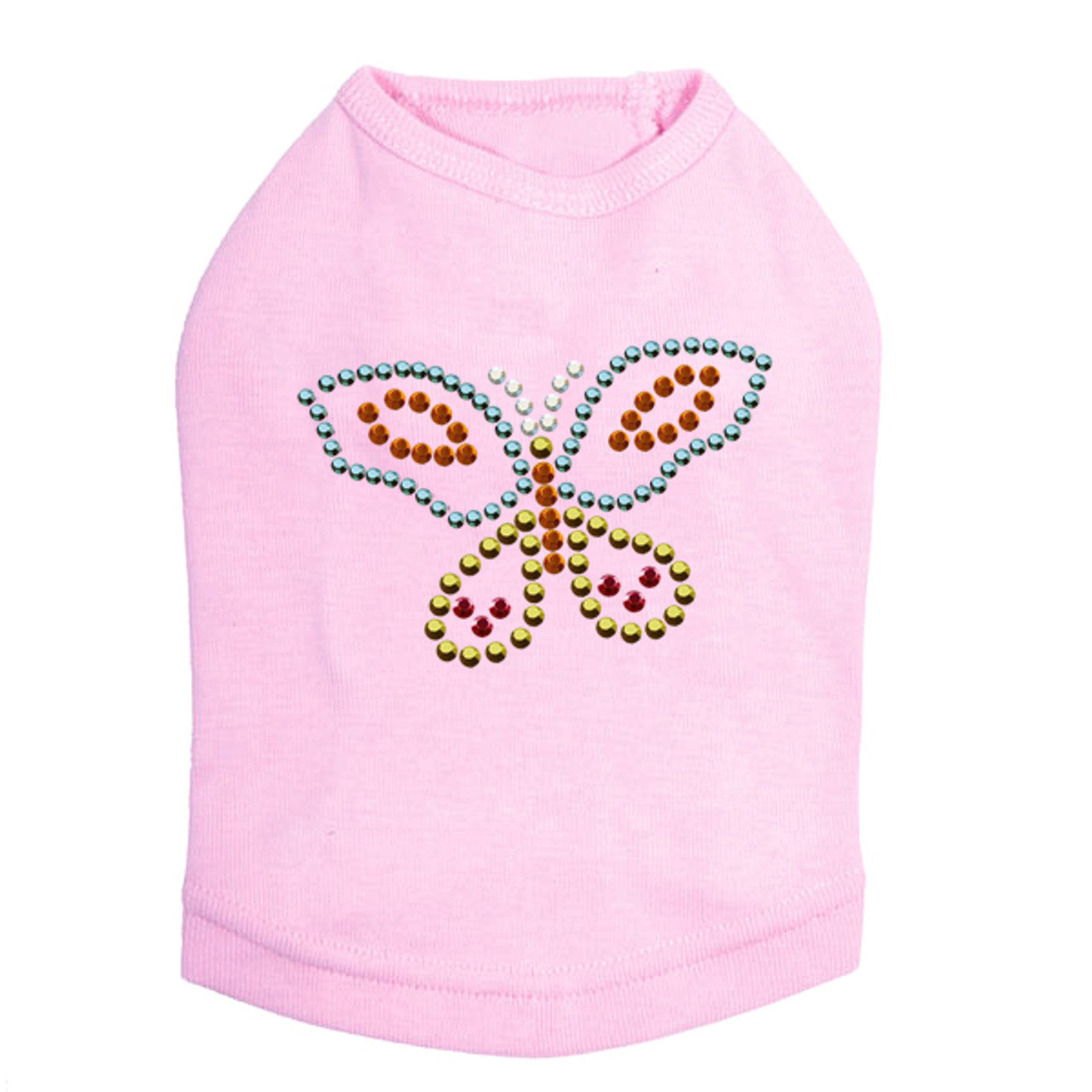 Multicolor Butterfly - Dog Tank