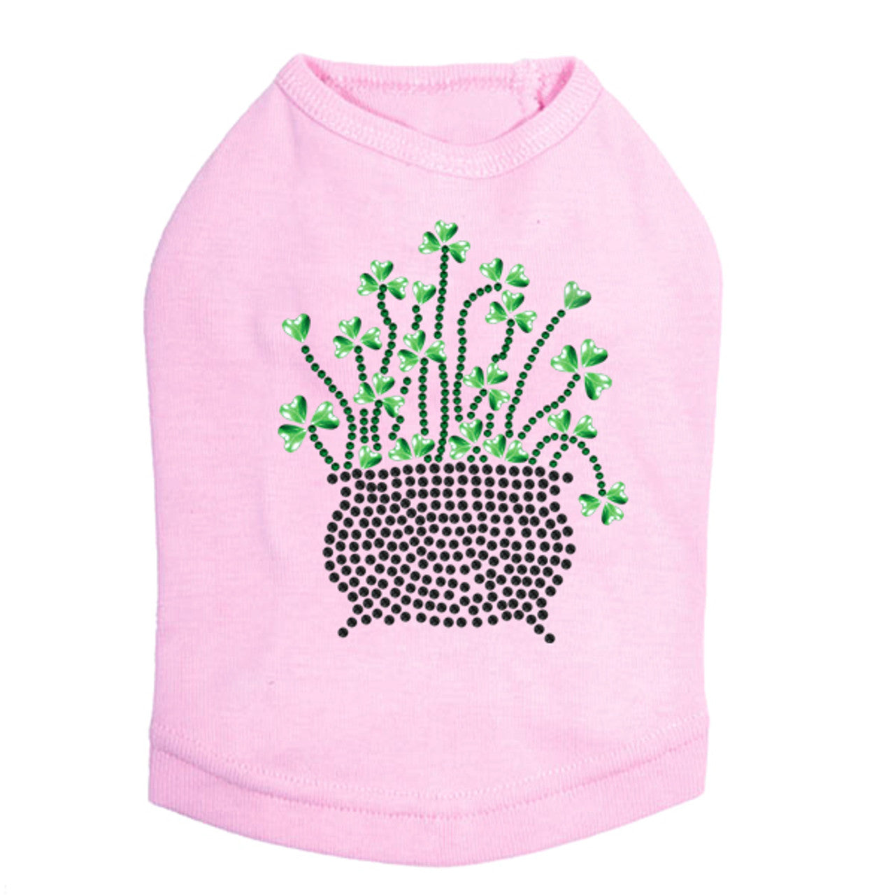 Pot of Shamrocks - Dog Tank