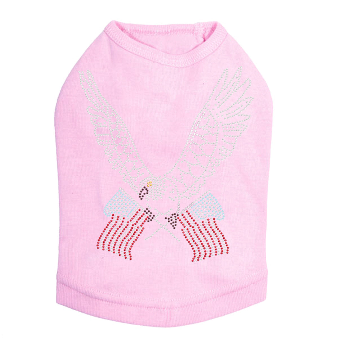 Eagle with Flags - Dog Tank