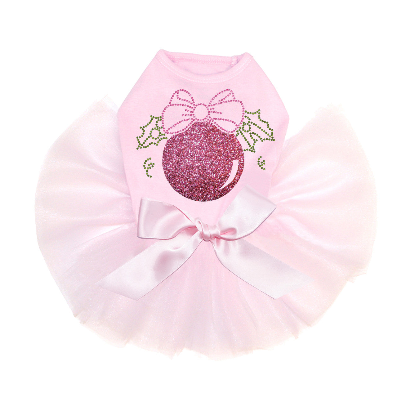 Pink Glitter Ornament - Custom Tutu