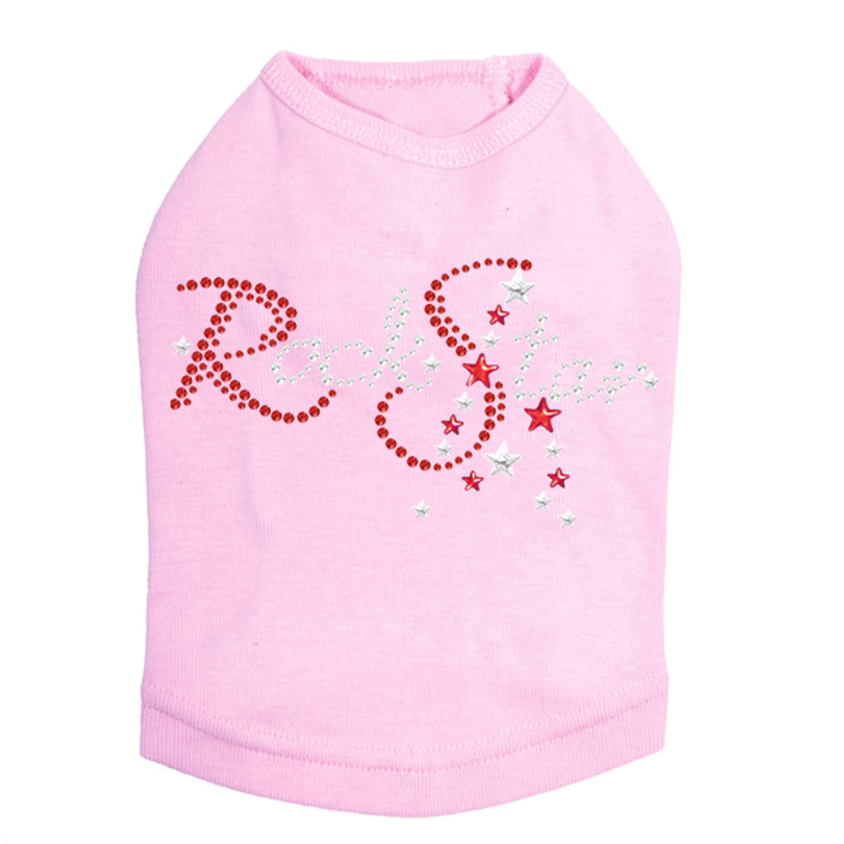 Rock Star (Red - Austrian crystal Rhinestones) - Dog Tank