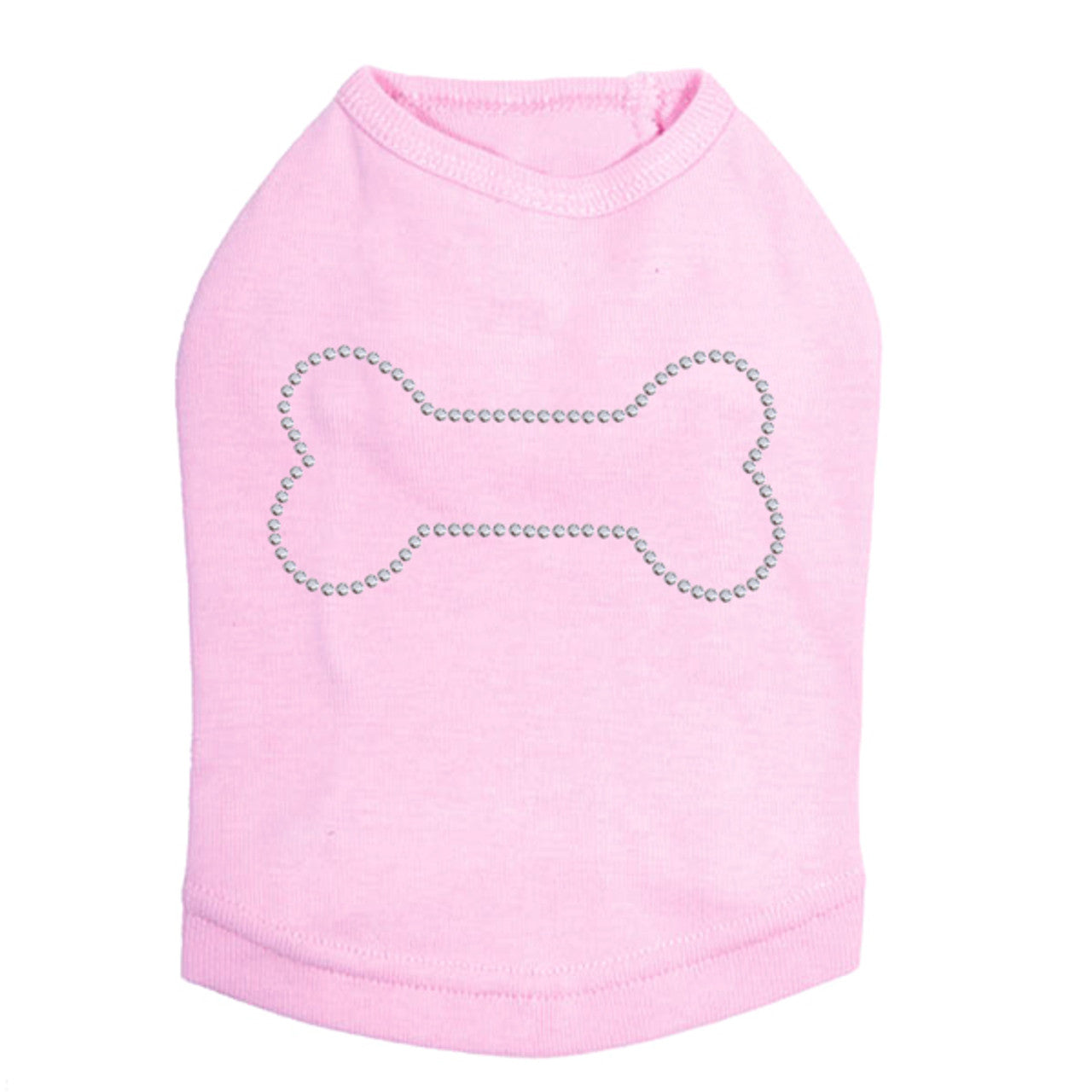 Bone - Rhinestuds - Dog Tank
