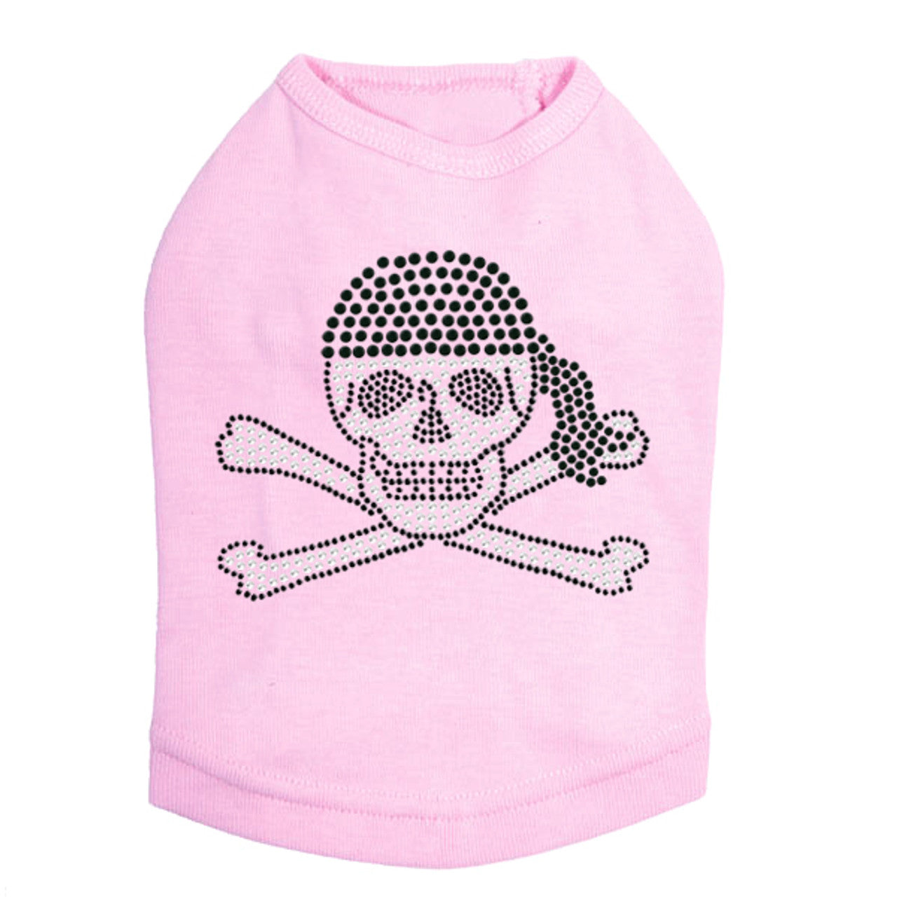 Skull with Black Bandanna- Dog Tank