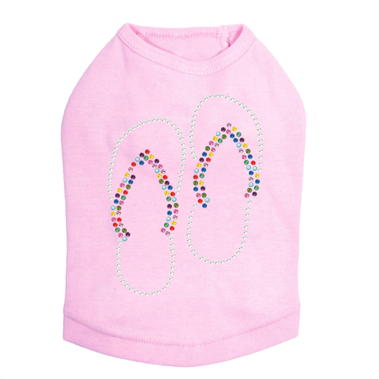 Flip Flops (Rhinestone) - Dog Tank
