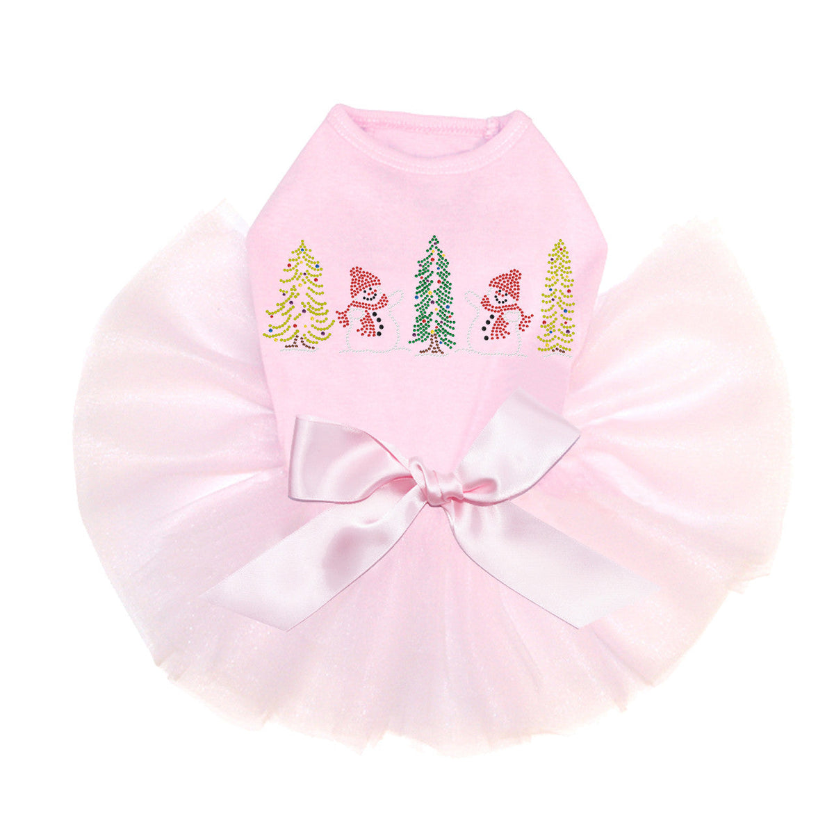 Two Snowmen in Trees - Custom Tutu