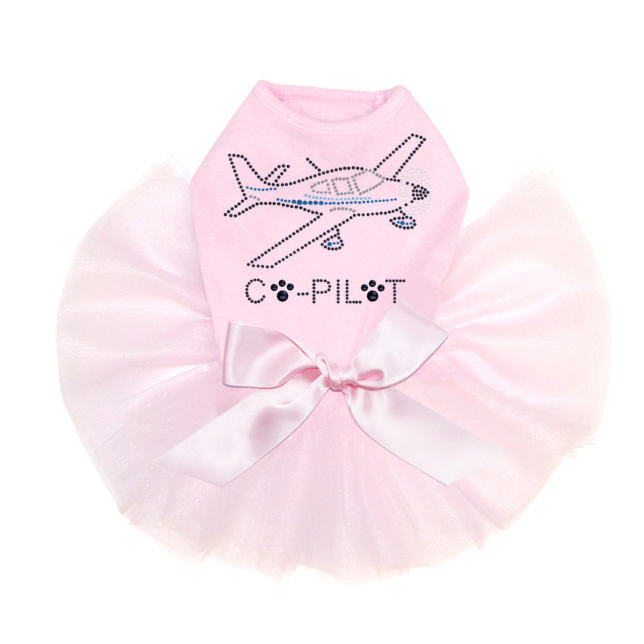Co-Pilot Airplane (black) - Dog Custom Tutu