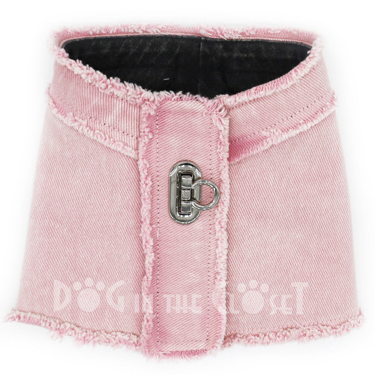The Paris Frayed Denim Harness Vest