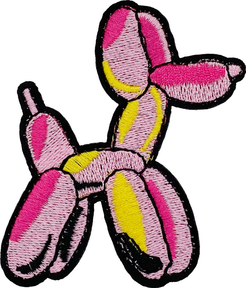 Pink Balloon Dog Patch