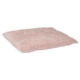Bowsers Pink Champagne Tufted Dog Crate Cushion - Washable Crate and Lounge Comfort