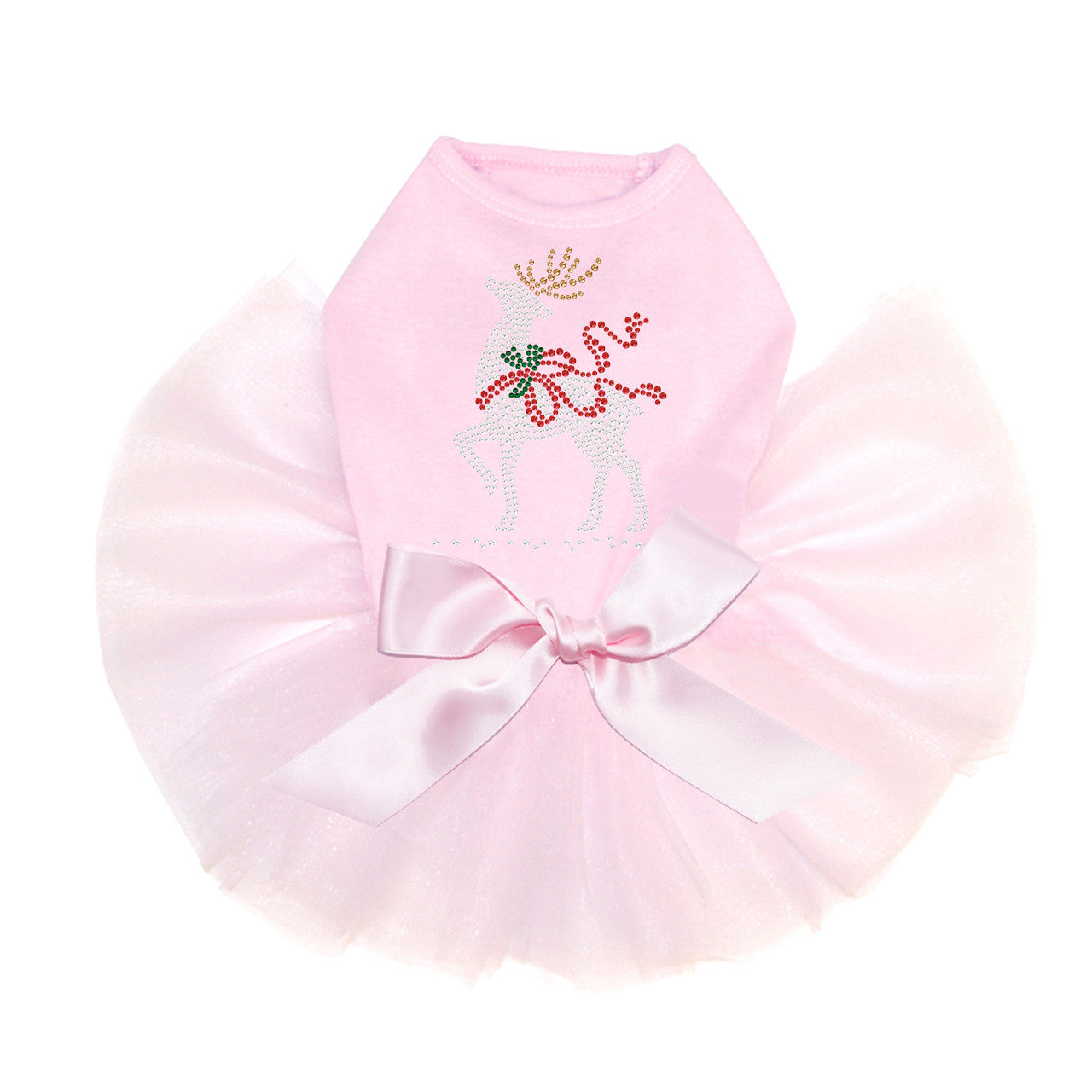 Reindeer with Red Bow - Custom Tutu