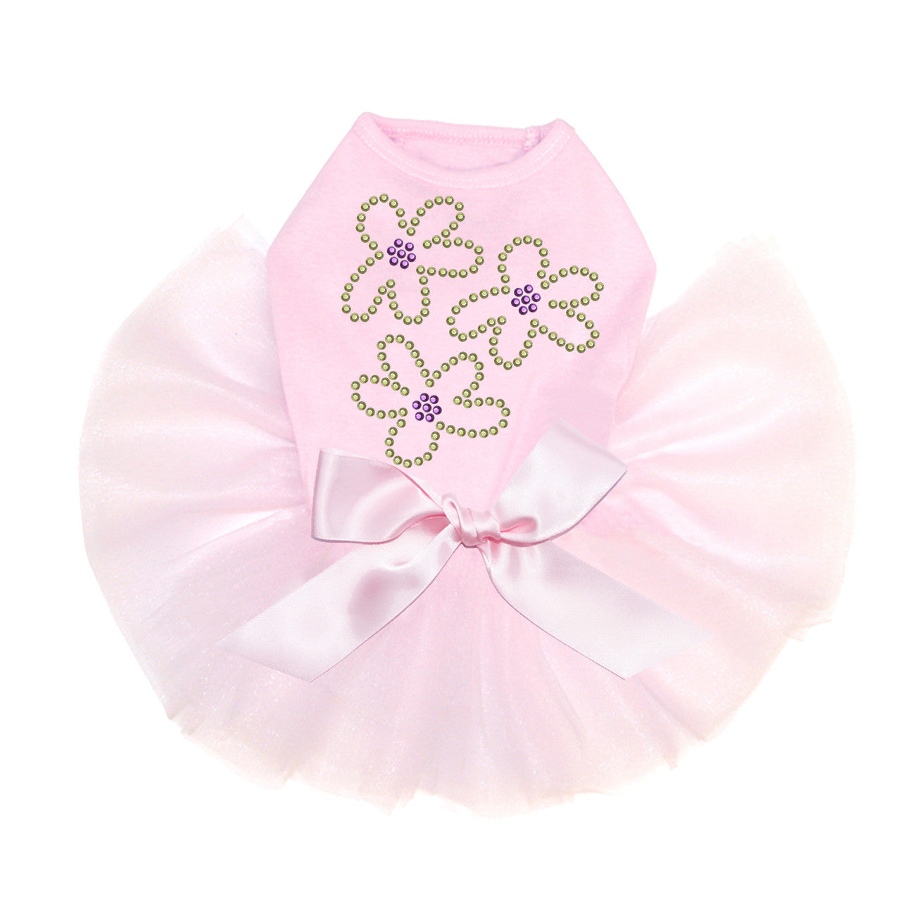 Three Lime Flowers - Custom Tutu