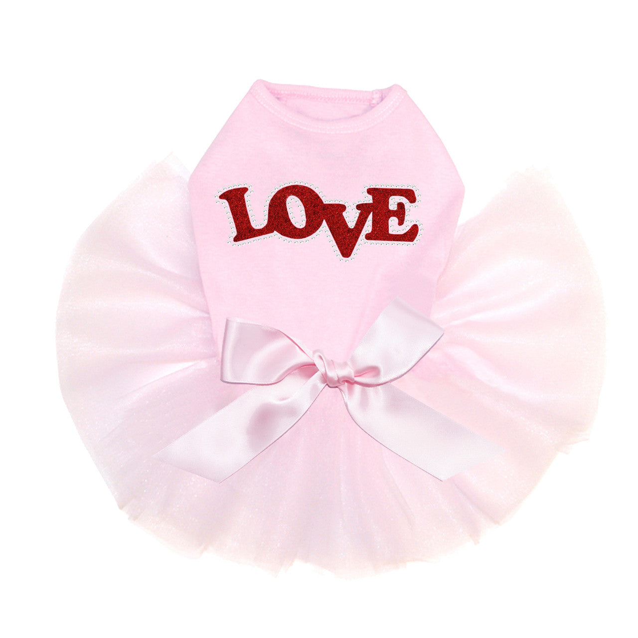 Love Red Glitter - Custom Tutu