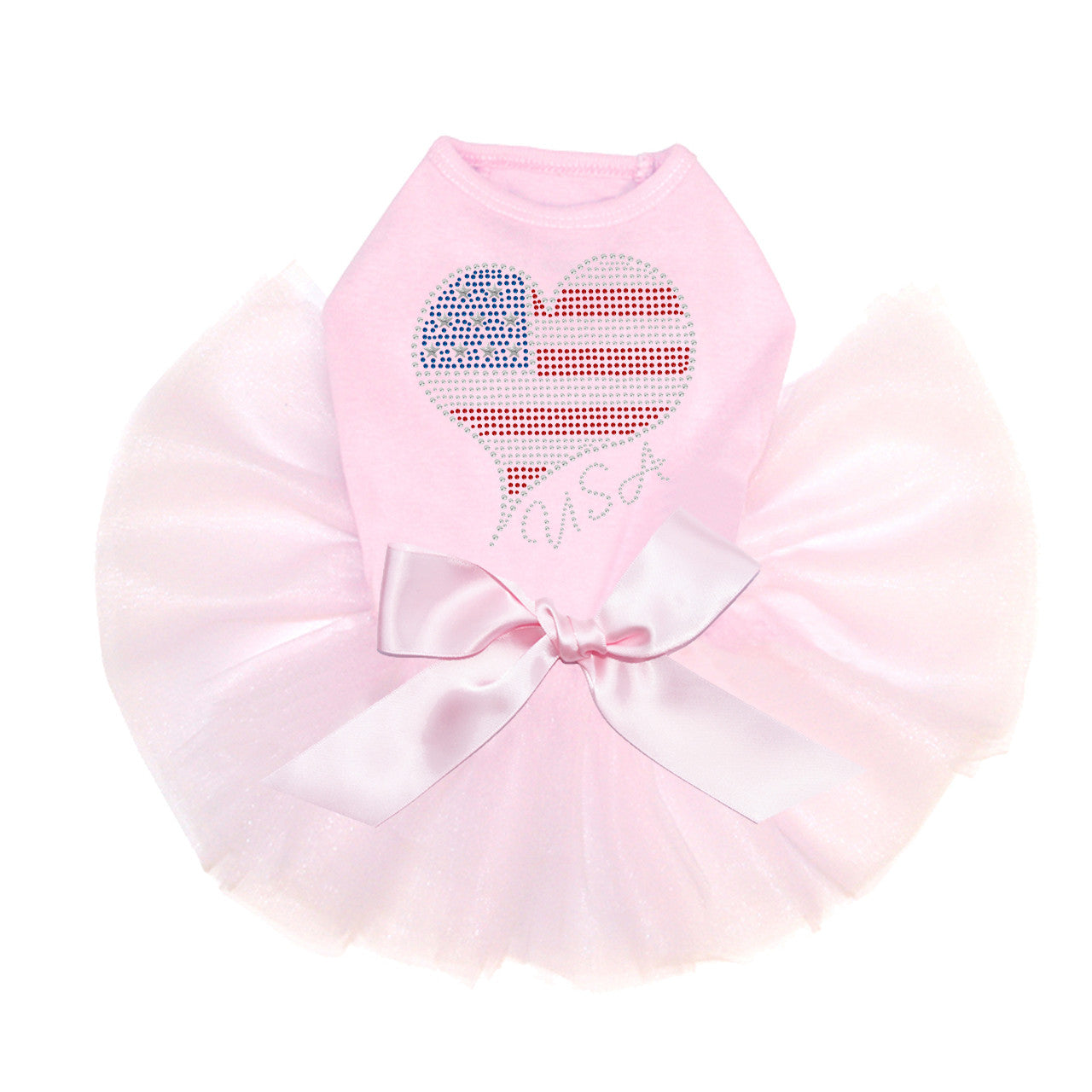 Patriotic American Heart 3 - Custom Tutu