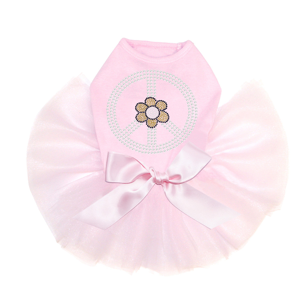 Peace Sign with Daisy - Custom Tutu