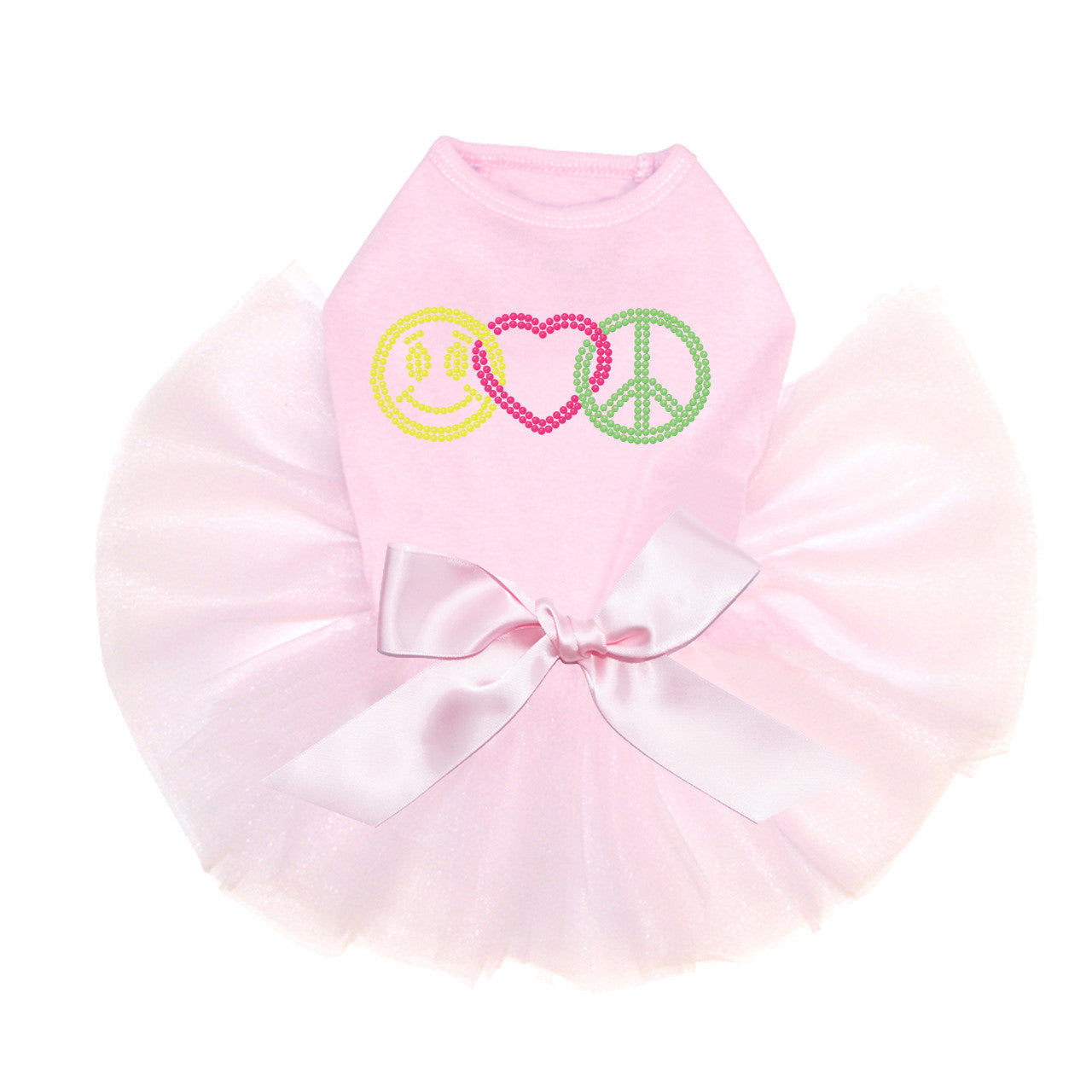 Smiley Face, Love, Peace - Custom Tutu