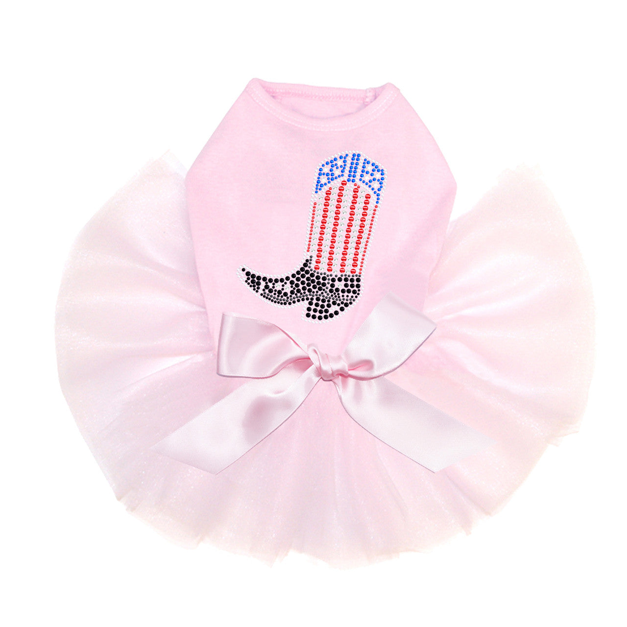 Boot (Red, White, & Blue) - Custom Tutu