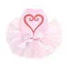 Red Rhinestone Heart - Custom Tutu