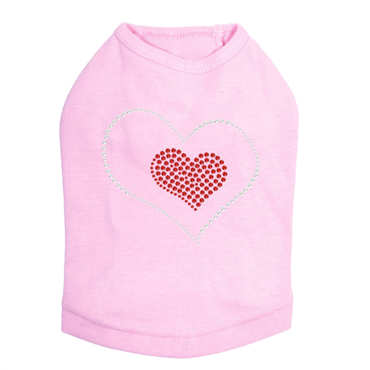 Red Heart Inside Heart - Dog Tank