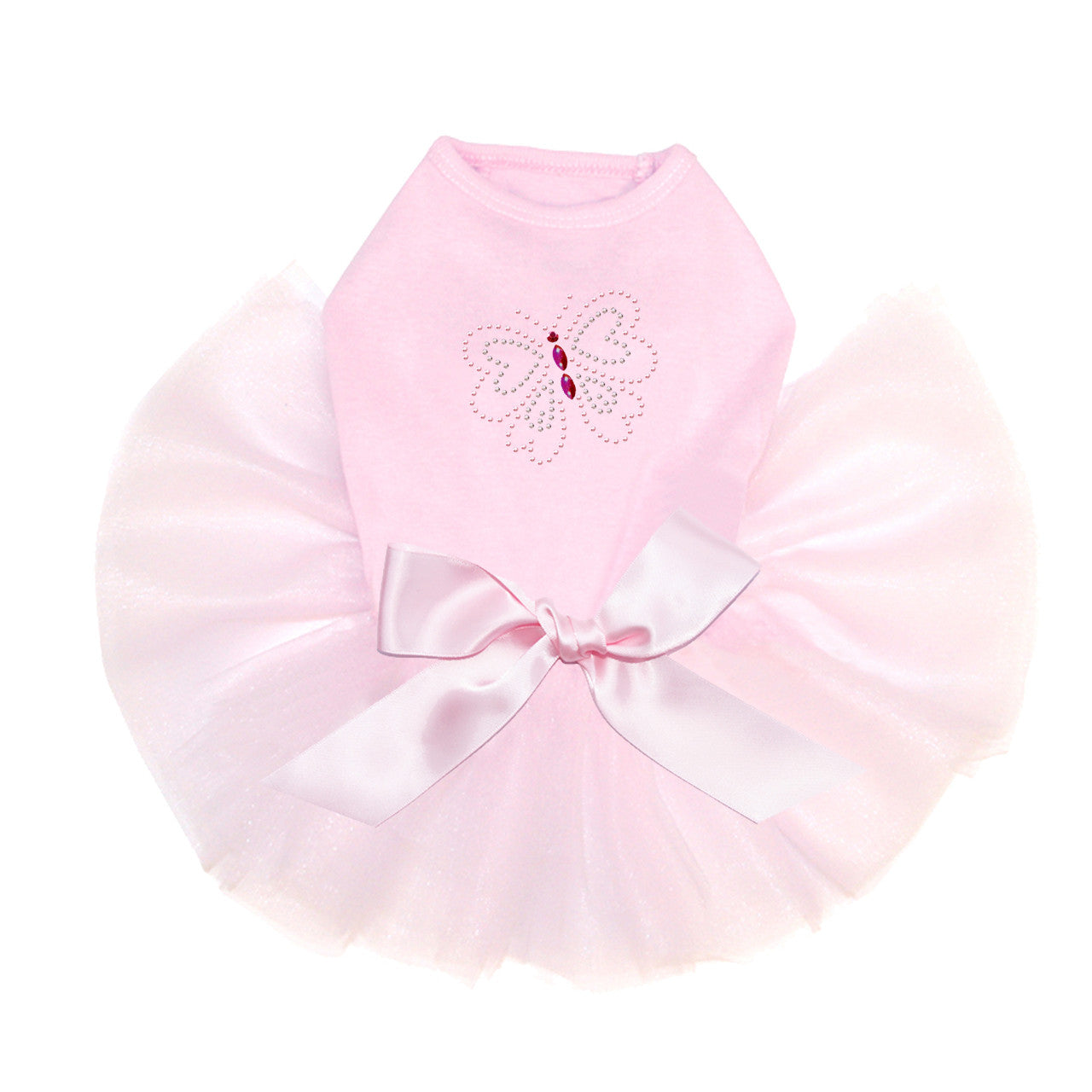 Pink Rhinestud Butterfly - Custom Tutu