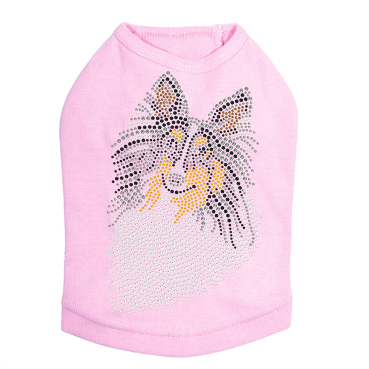 Sheltie Face (Tri Color) - Dog Tank