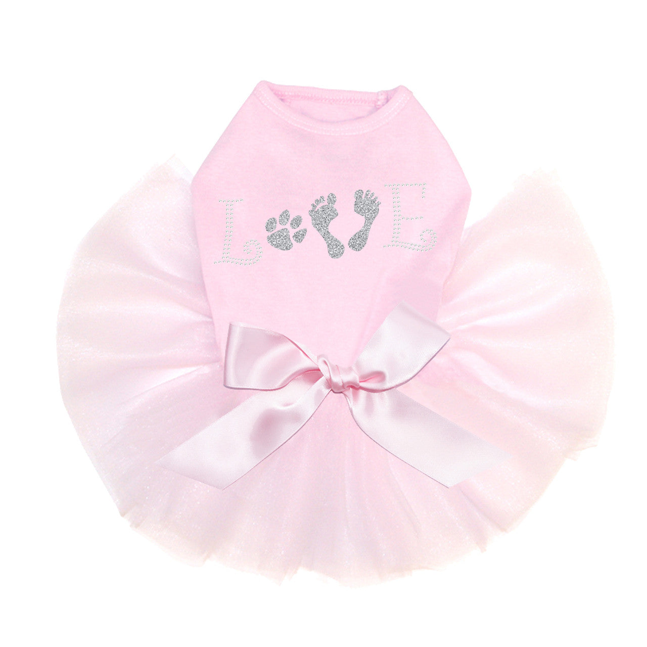 Love with Paw & Feet - Custom Tutu