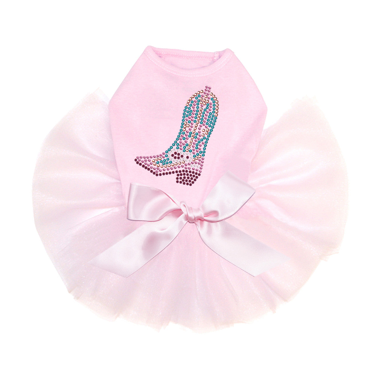Boot (Pink & Turquoise) - Custom Tutu