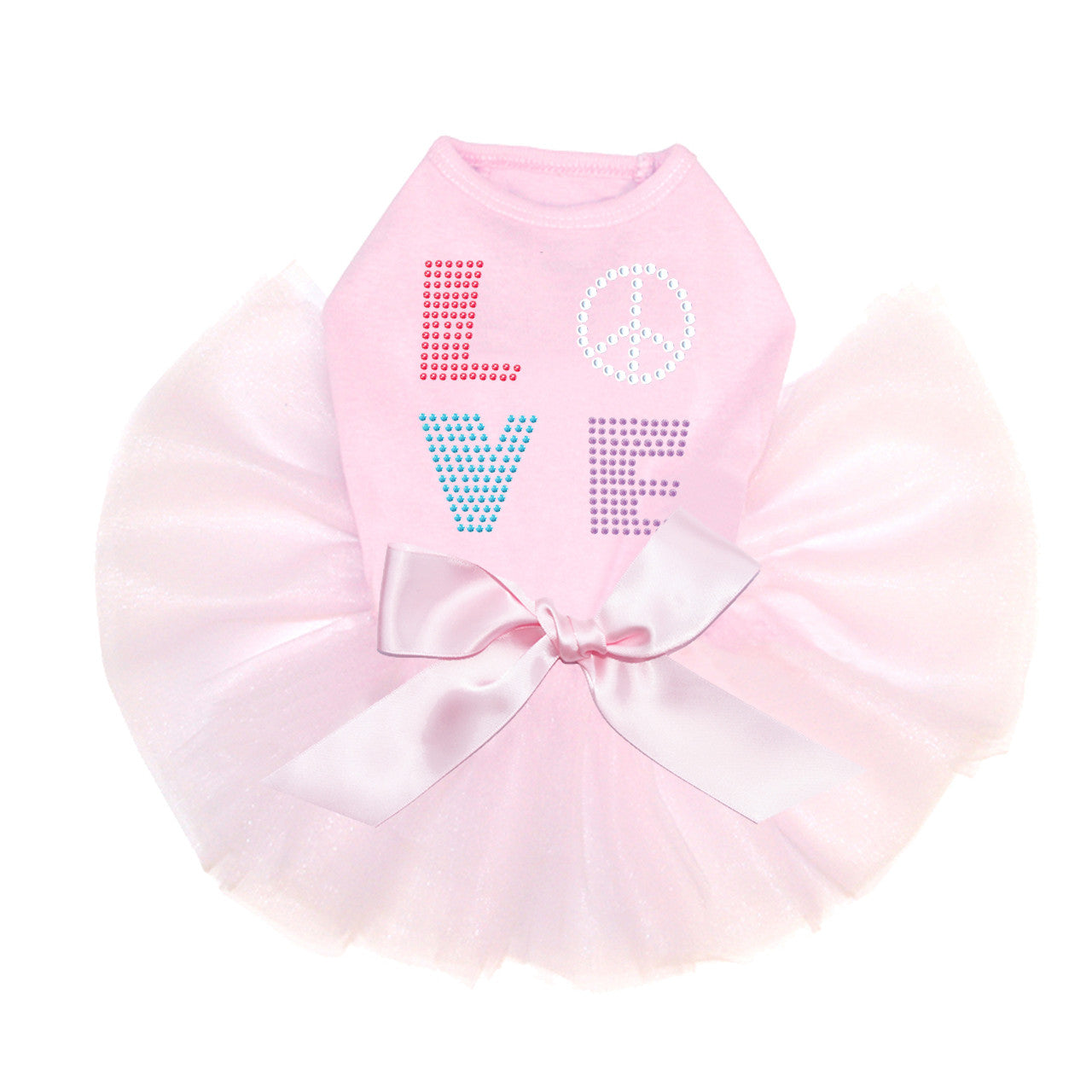 Love with Peace Sign - Custom Tutu
