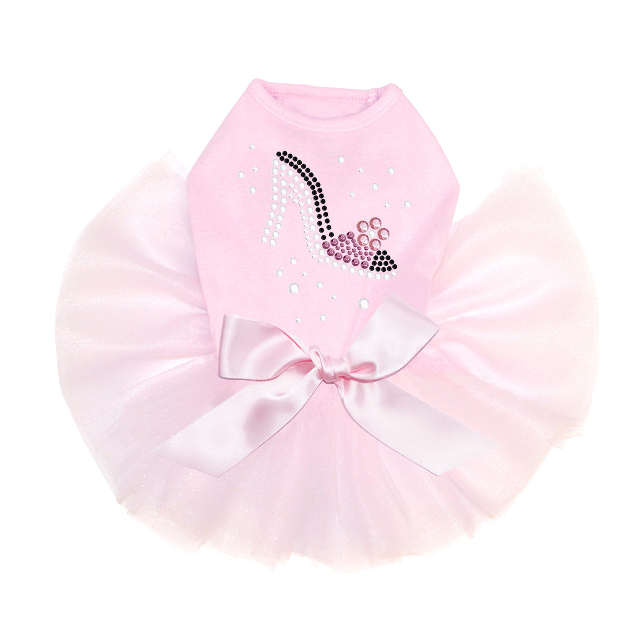 High Heel Shoe (Pink & Black) - Custom Tutu