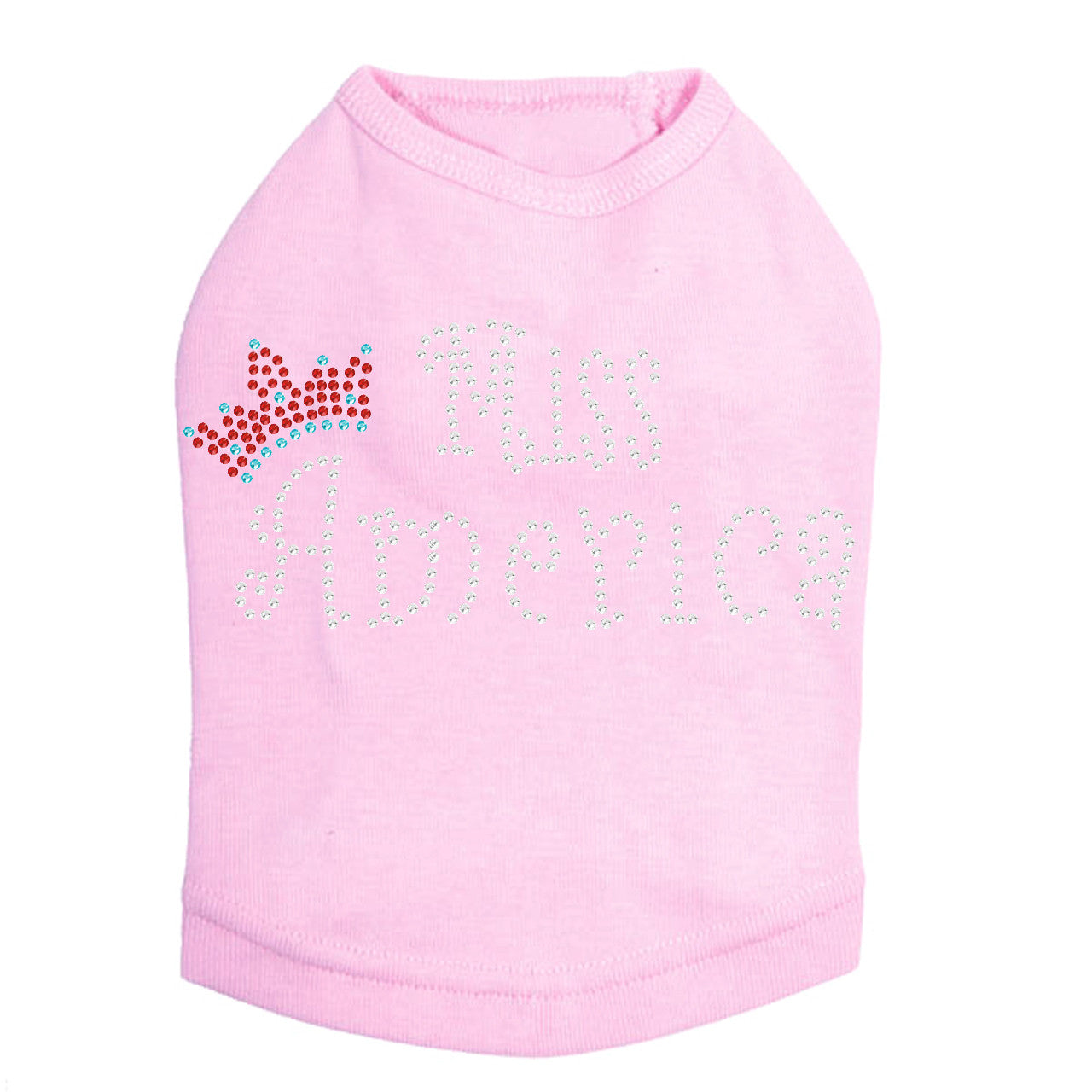 Miss America with Crown - Dog Tank