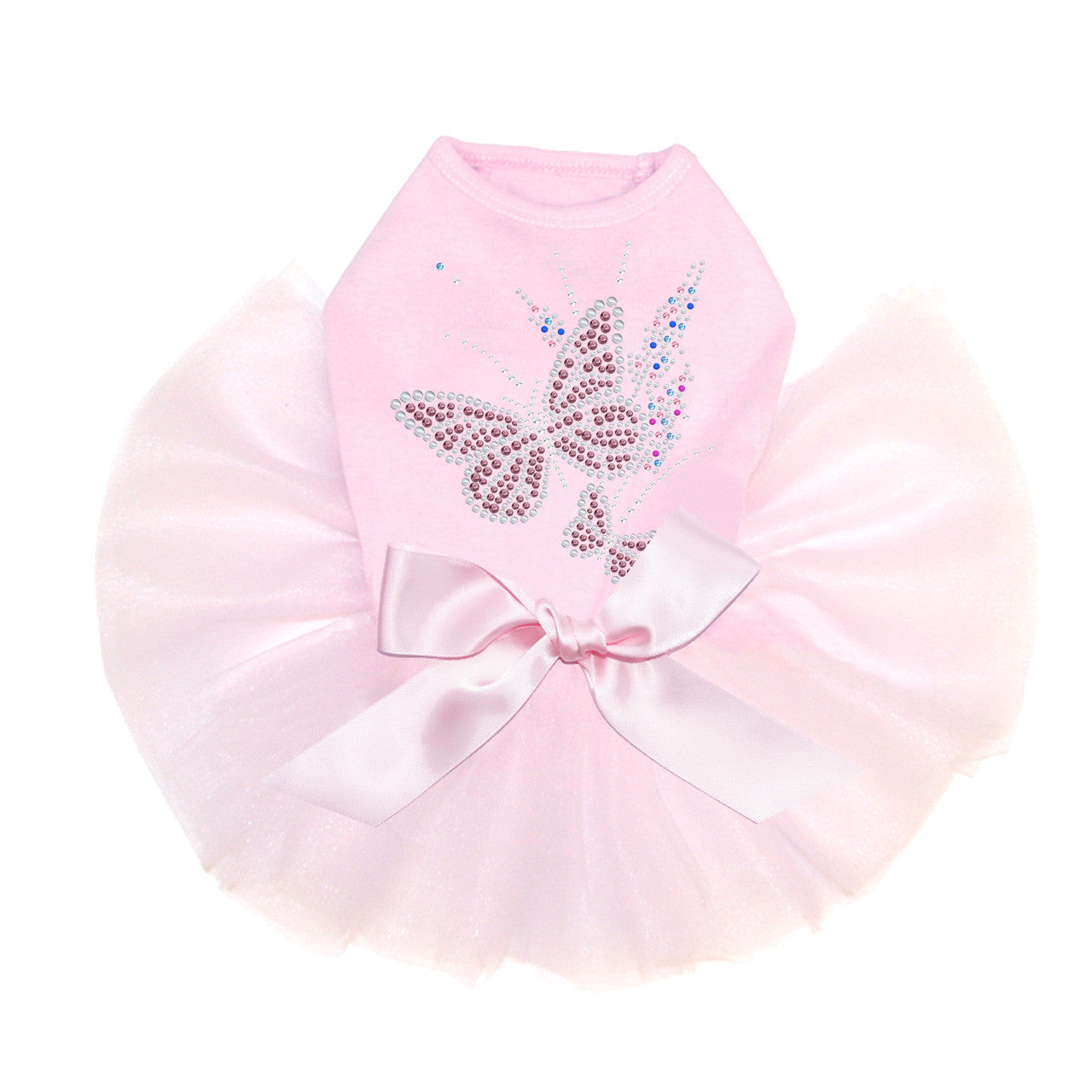 Pink Butterfly with Flowers - Custom Tutu