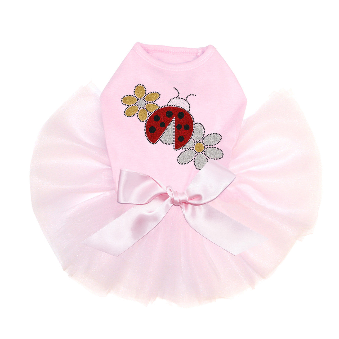 Glitter Ladybug & Daisies - Custom Tutu