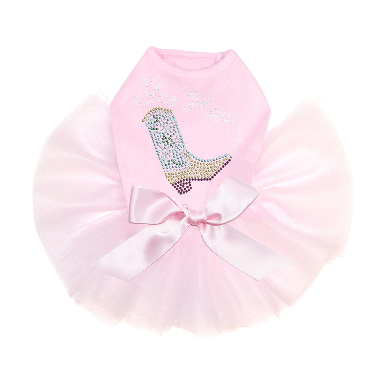 Boot (Green & Turquoise with Yee Haw) - Custom Tutu