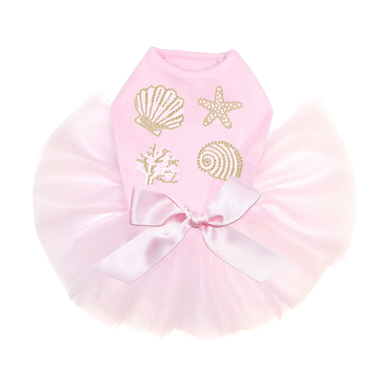 Gold & White Sea Shells - Custom Tutu